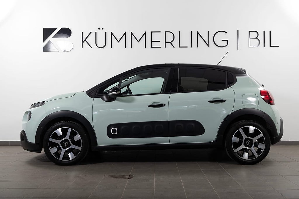 Citroën C3 1.2 PureTech 82hk Panorama/Keyless/Carplay/Bkamera