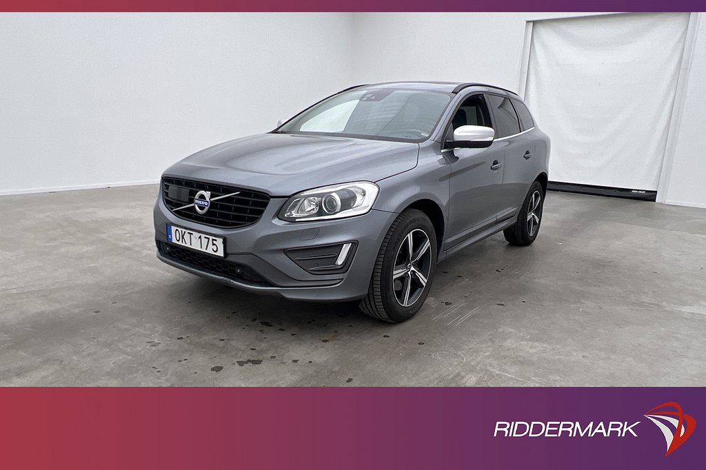 Volvo XC60 D4 AWD R-Design VOC Värm Pano Kamera Navi Drag