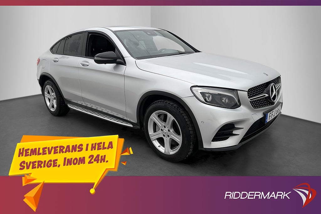 Mercedes-Benz GLC Coupé 220d 4M AMG Pano Burmester Värmare