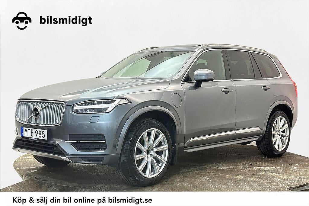 Volvo XC90 T8 TwEn AWD 7-sits Drag Pano Orrefors HUD 360° 407hk