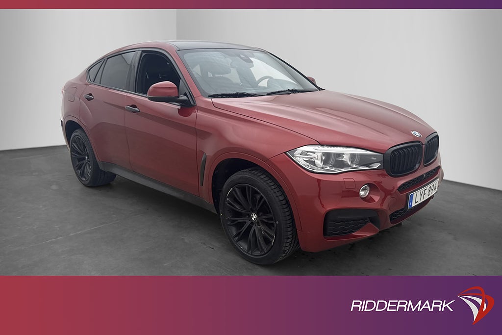 BMW X6 xDrive30d M Sport Lounge D-Värm Pano H/K Cockpit 360°