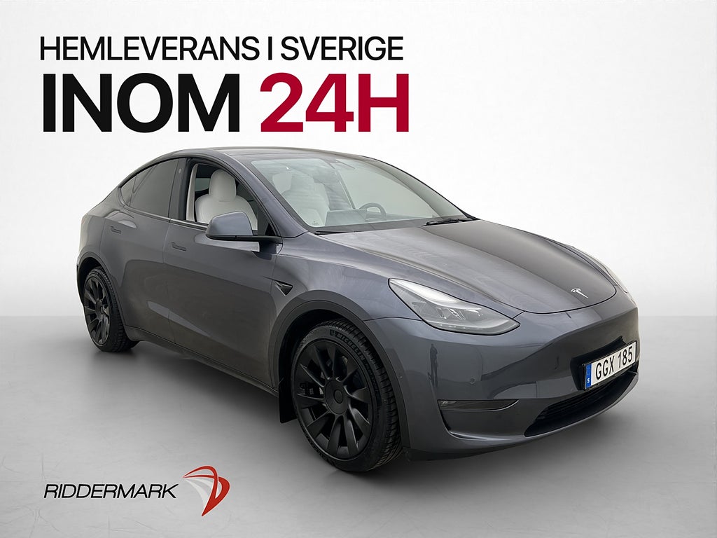 Tesla Model Y Long Range AWD Uppgraderad AP Svensksåld