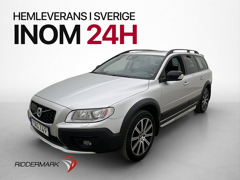 Volvo XC70 D4 AWD Dynamic Edition Taklucka Värm Skinn Drag