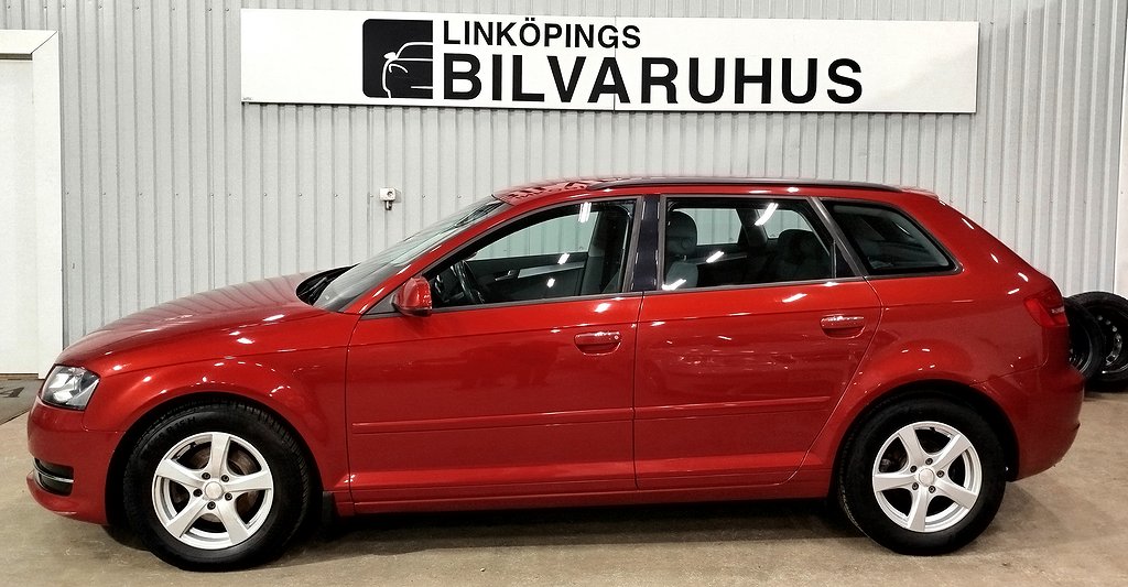 Audi A3 Sportback 1.6 TDI Attraction, Comf med 1 års garanti