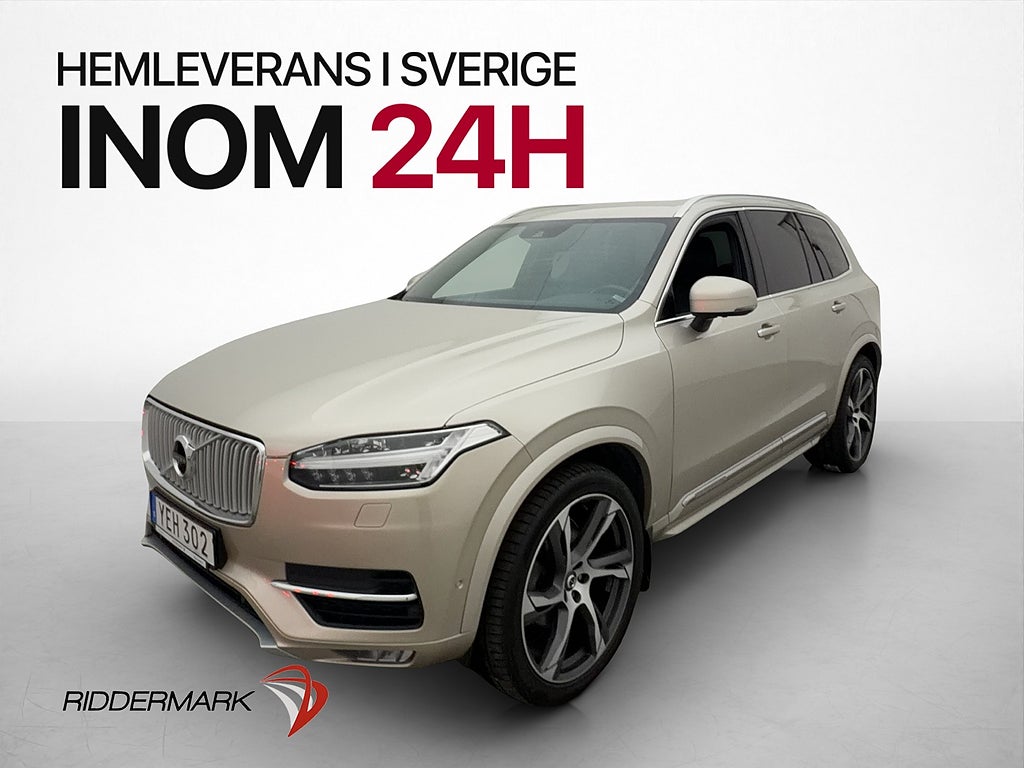 Volvo XC90 D5 AWD 235hk Inscription Värmare Drag 360° Lounge