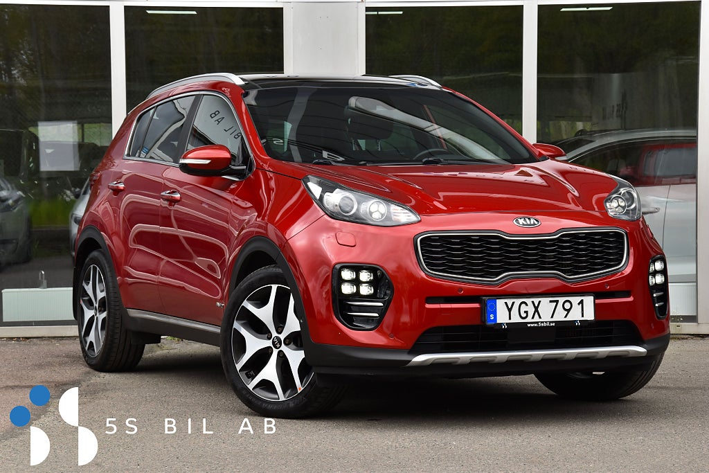 Kia Sportage 2.0 CRDi AWD GT-Line PANO DRAG NAVI JBL BLIS SKINN 185