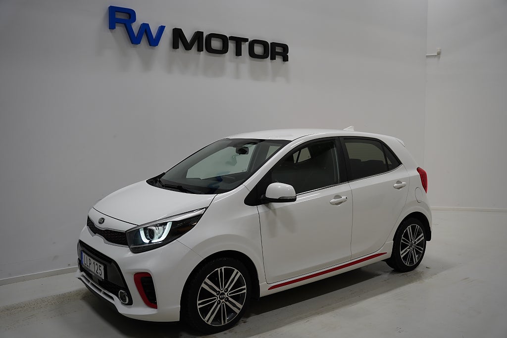 Kia Picanto 1.0 T-GDI 101hk GT-Line Skinn Backkamera Carlplay BT  
