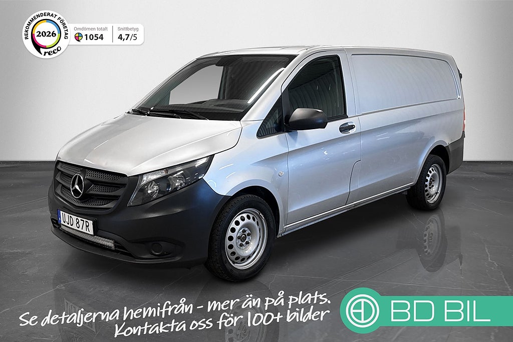 Mercedes-Benz Vito 116 CDI 4MATIC 2.8t LÅNG L2 DIESELVÄRMARE DRAGKROK MOMS