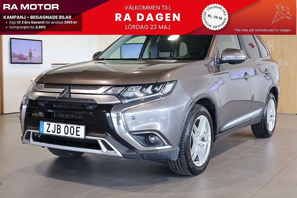 Mitsubishi Outlander 2.0 4WD AUT Business M-Värme 360° Läder 7-Sits 