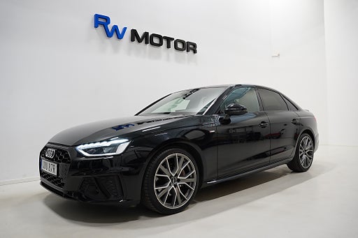 Audi A4 40 TDI Q S Line 190hk B&O D-värmare Dragkrok Matrix
