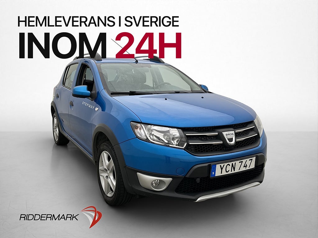 Dacia Sandero Stepway 0.9 TCe 90hk 2-Brukare M-Värmare Navi