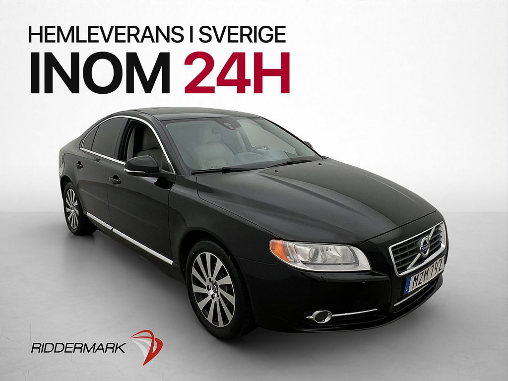 Volvo S80 D4 Summum Taklucka Värmare Keyless Navi Drag