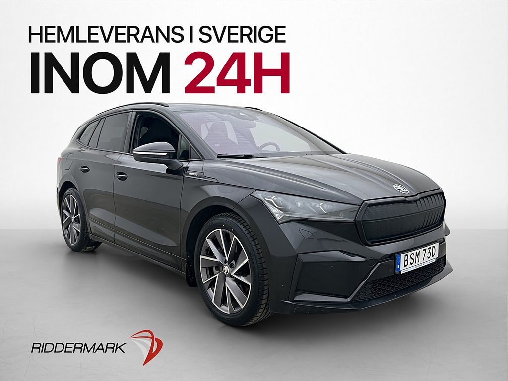 Skoda Enyaq iV 80 204hk Sportline Värm Dragkrok CarPlay MOMS