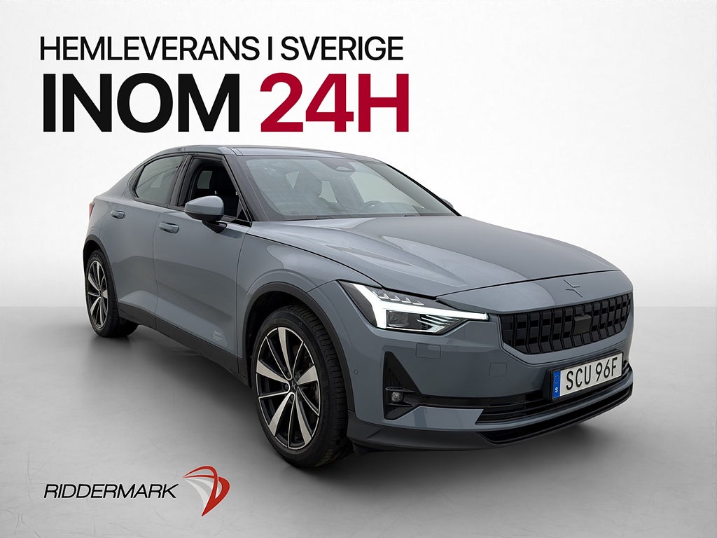 Polestar 2 Long range Dual motor Plus Pano H/K Drag 360°