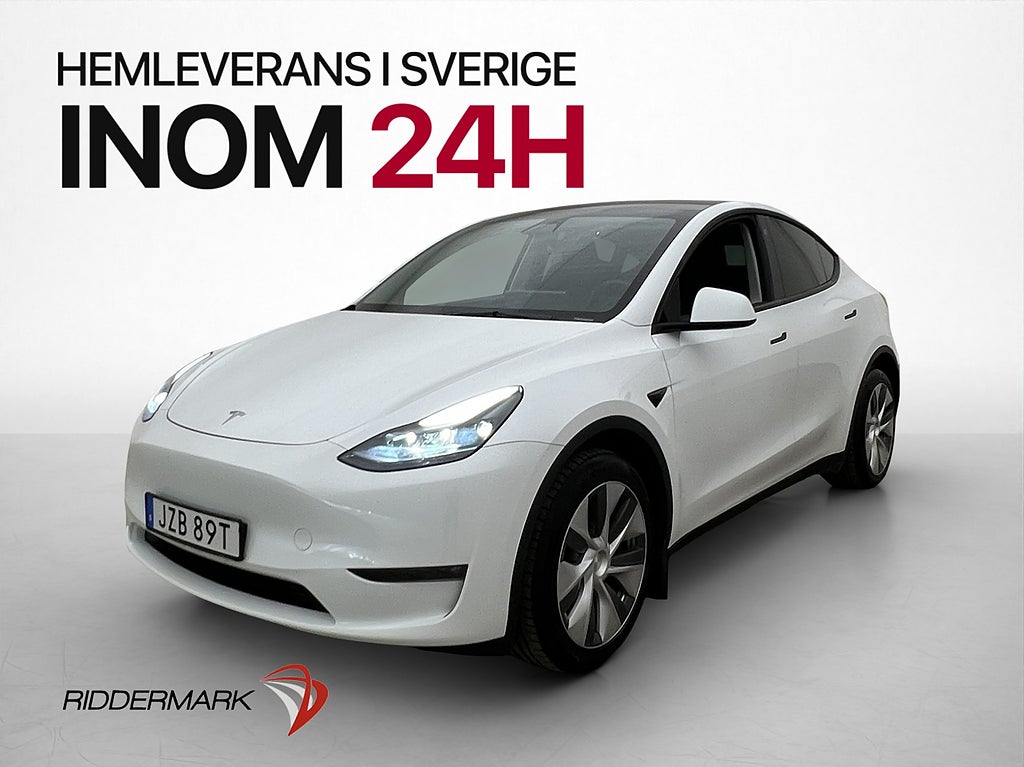 Tesla Model Y Long Range AWD Autopilot Dragkrok Svensksåld