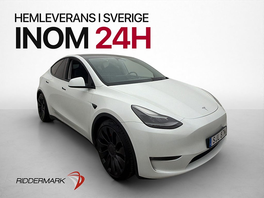 Tesla Model Y Performance 534hk Värmepump Rattvärme MOMS AP
