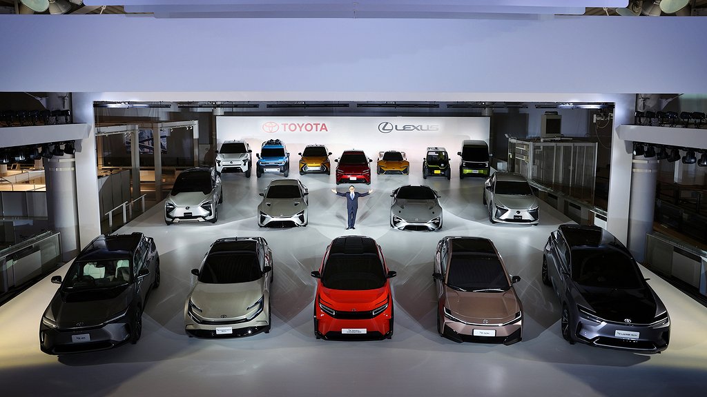 Till 2030 ska Toyota ha introducerat 30 nya elbilar. Foto: Toyota