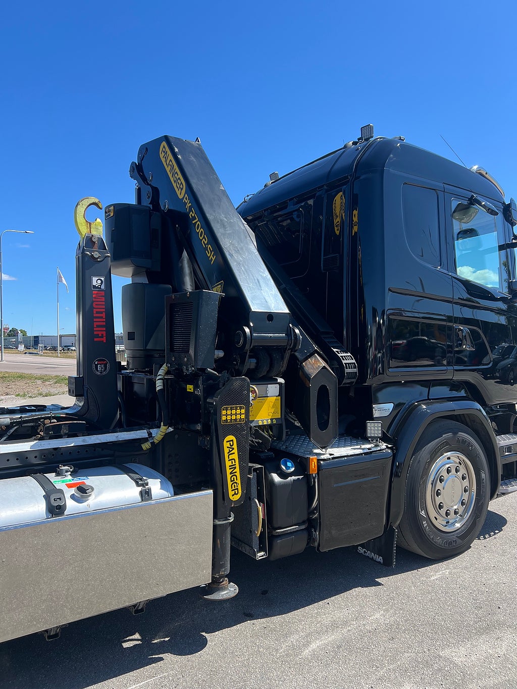Scania R490 8x4*4 Tridem Kranväxlare, Palfinger 27002 Kran