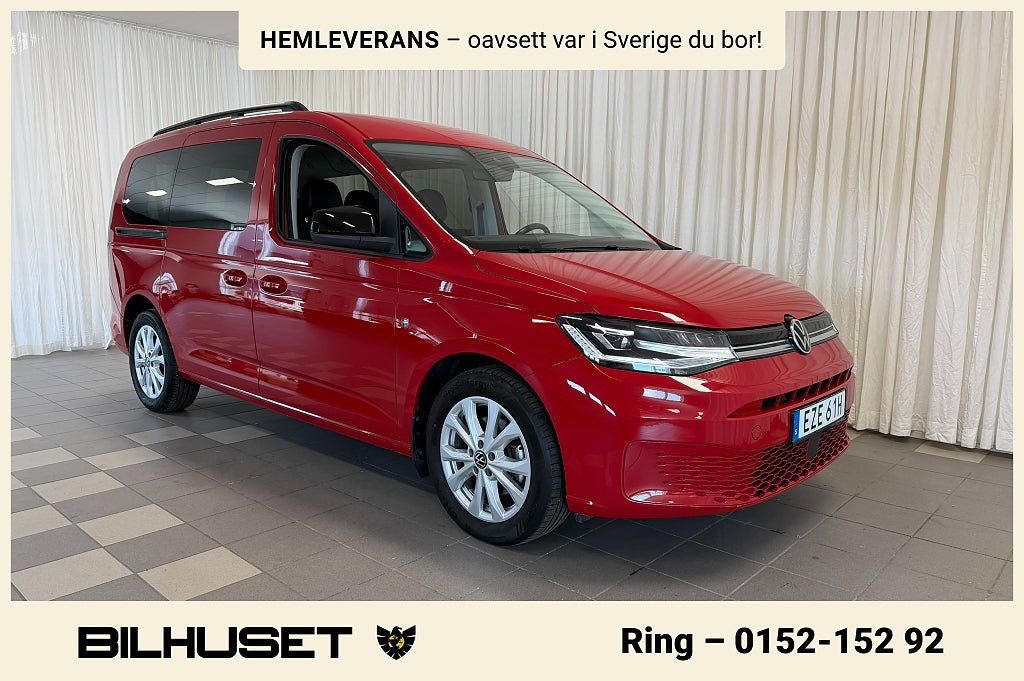 Volkswagen Caddy Maxi 7-Seater 2.0 TDI BMT Life B-KAM PDC VÄRMARE 7 SITS