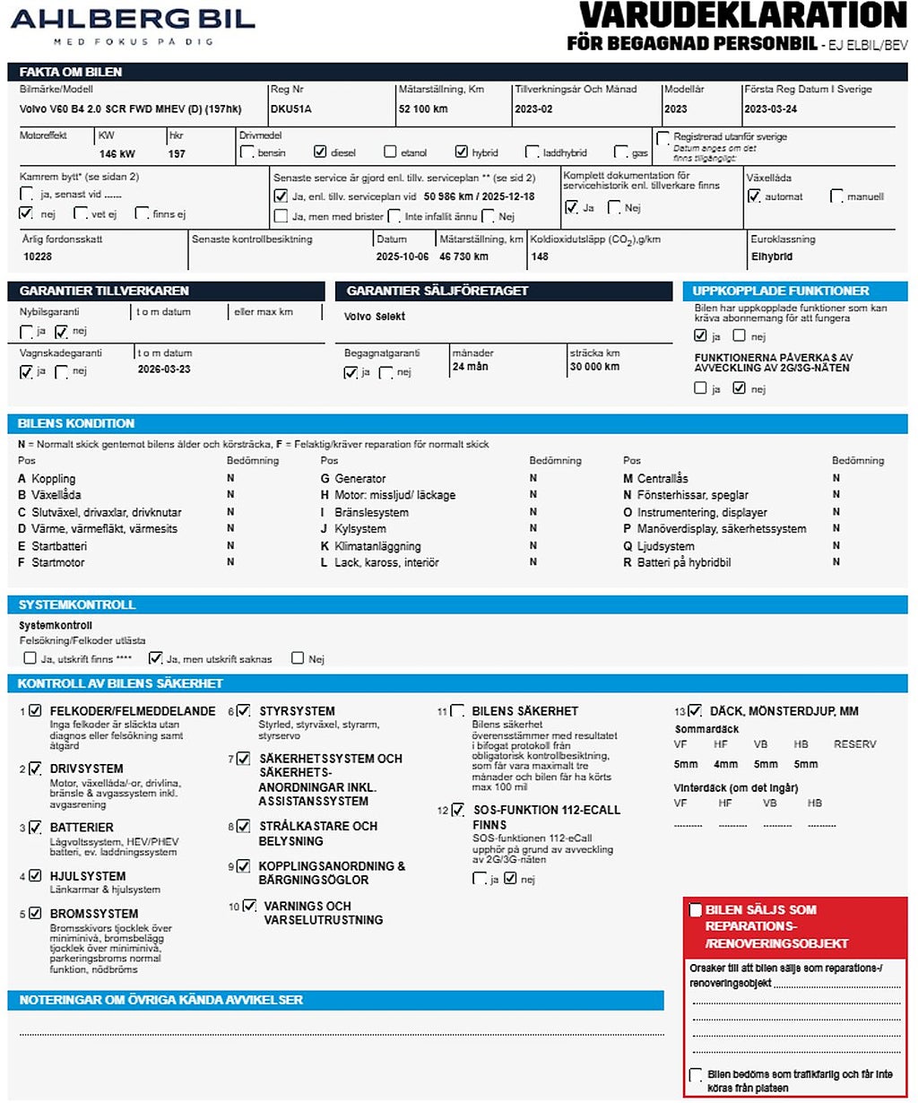 Volvo V60 B4 Diesel Plus Dark