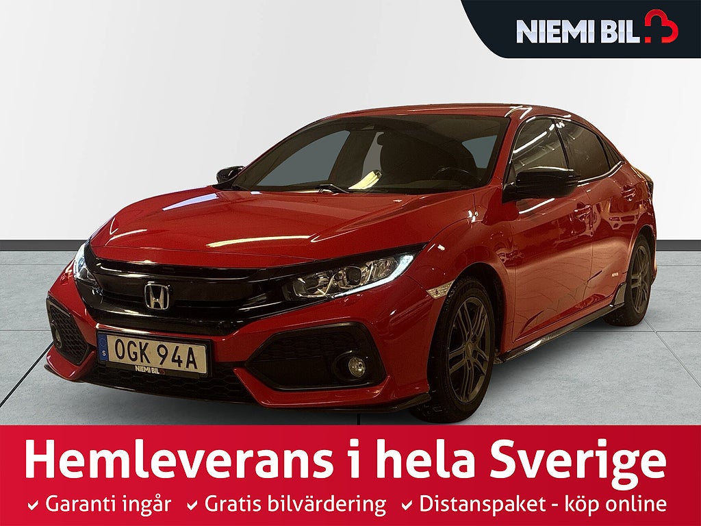 Honda Civic 1.0 Dynamic Backkamera Ad. F-håll Navi Kamrem bytt S&V-däck