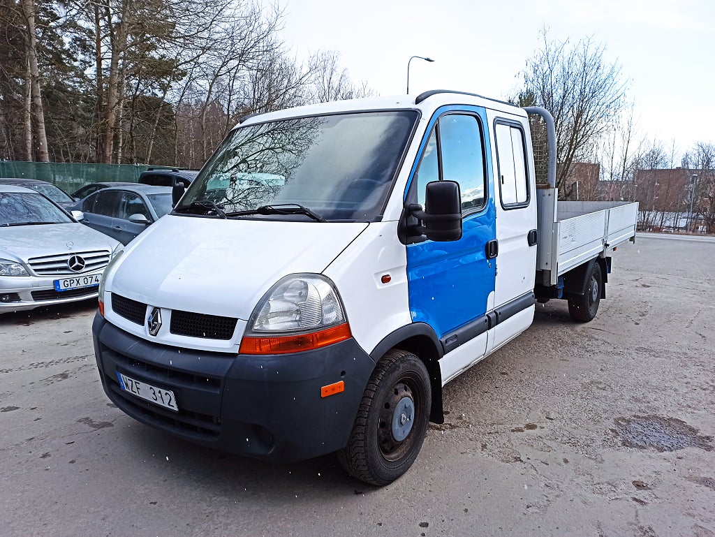 Renault master Chassi Dubbelhytt 2.5 dCi 115hk,
