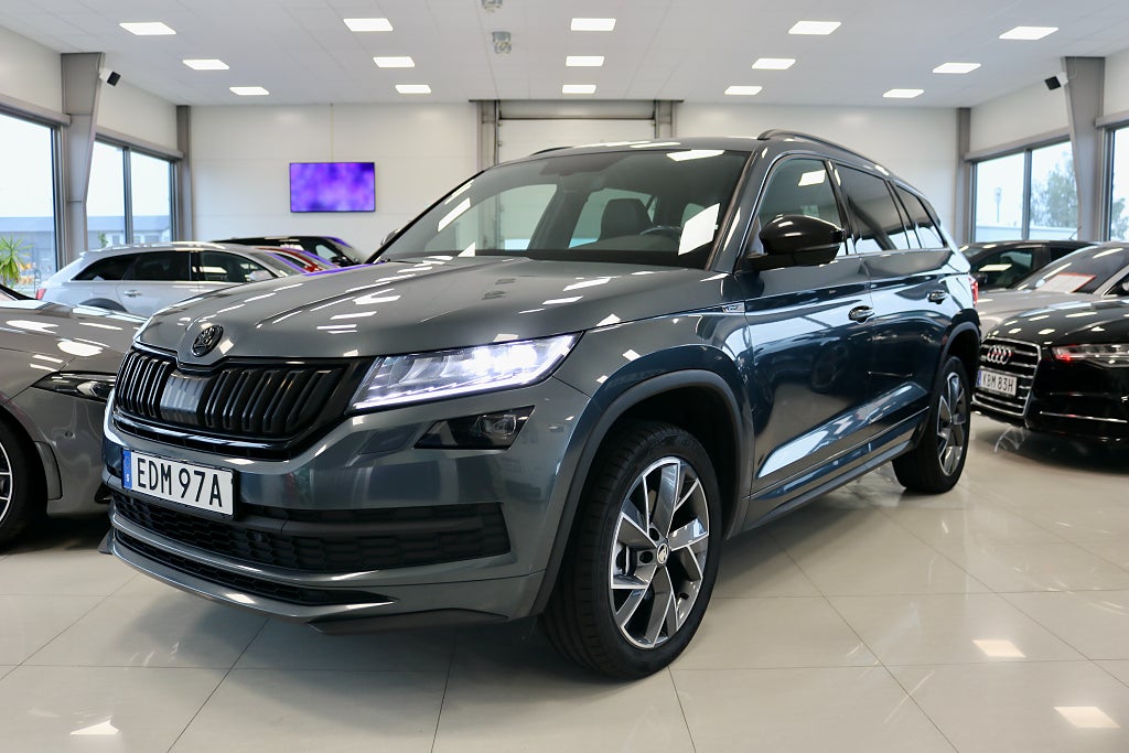 Skoda Kodiaq 7 sits 2.0 TSI 4x4 Sportline/Drag/Fjä-värm/Apple/Canton