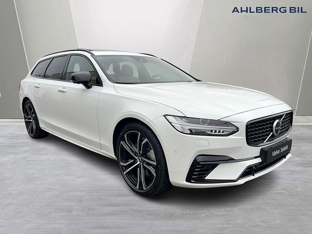 Volvo V90 T6 Ultra Dark, Klimatpaket, Ventilerat Nappa Läder, Aktiv Chassi