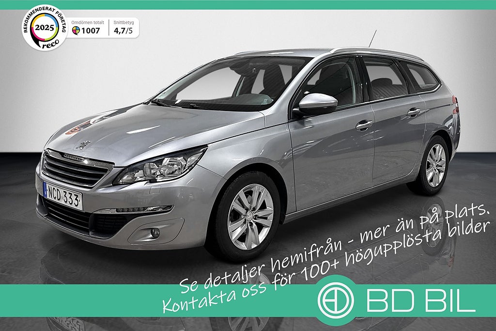 Peugeot 308 SW 1.2 PureTech 130 TVÅ BRUKARE VÄLSERVAD 