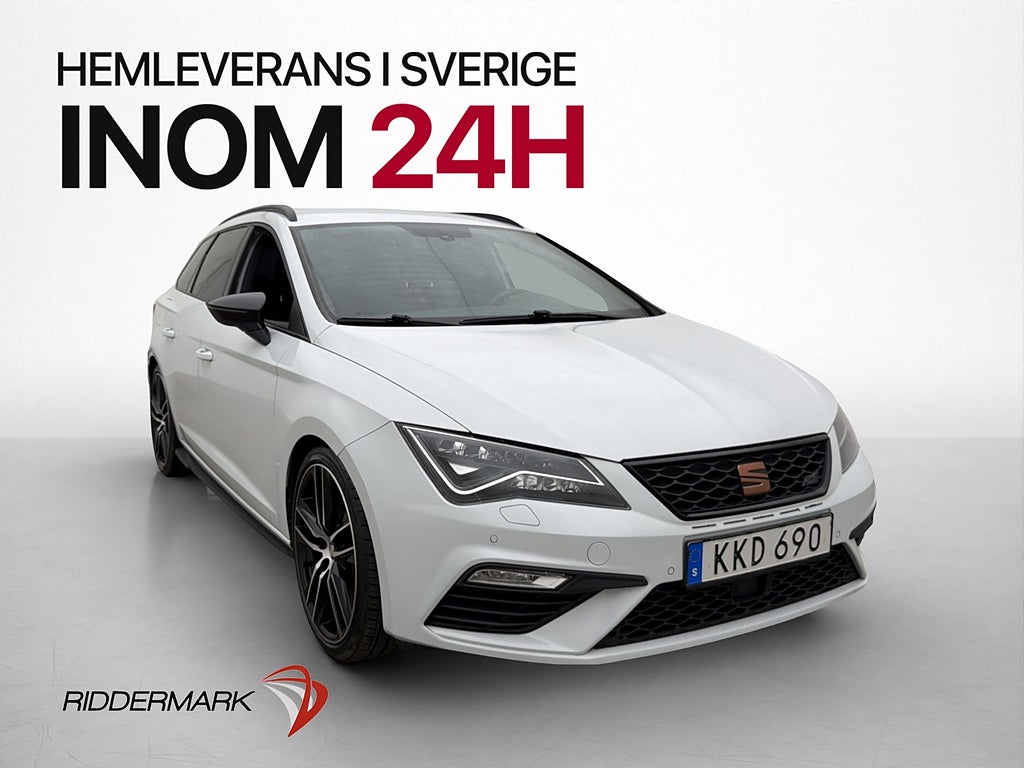 Seat Leon ST Cupra 4Drive 300hk Kamera Skinn/Alcant CarPlay
