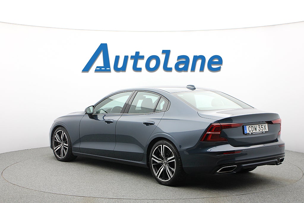 Volvo S60 T5 R-Design, B-Kamera, Skinn, Carplay, 20", 250hk