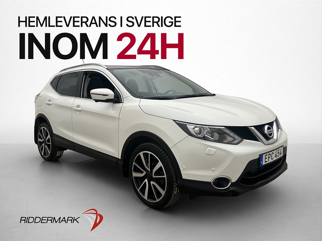 Nissan Qashqai 1.6 dCi 130hk Tekna Pano 360° Dragkrok Navi