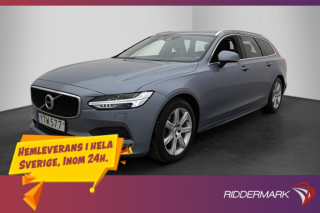 Volvo V90 D4 AWD 190hk Advanced P-Värmare VoC Dragkrok Pilot