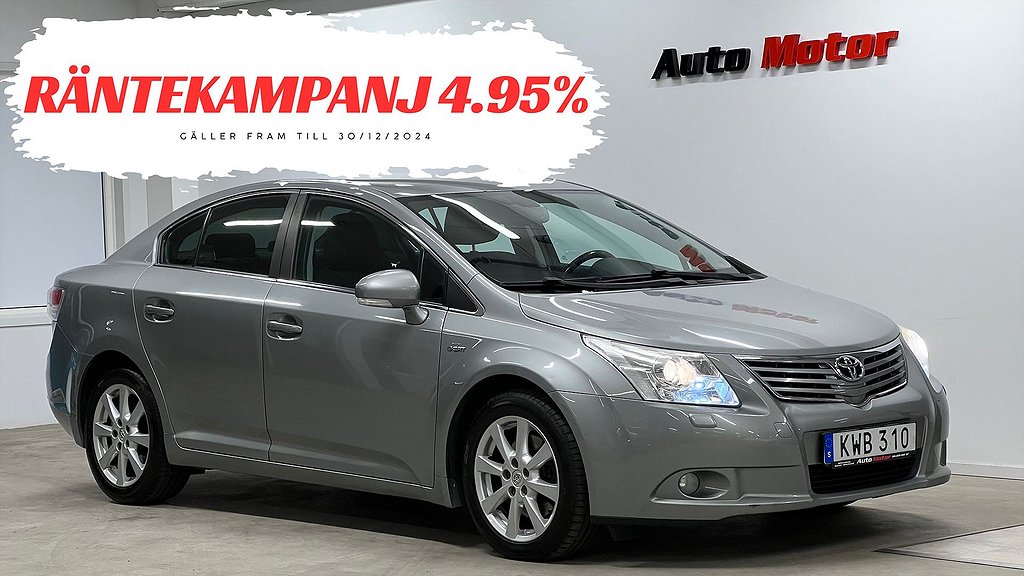 Toyota Avensis Sedan 2.2 D-4D Automat 150hk Keyless/Värmare/SoV