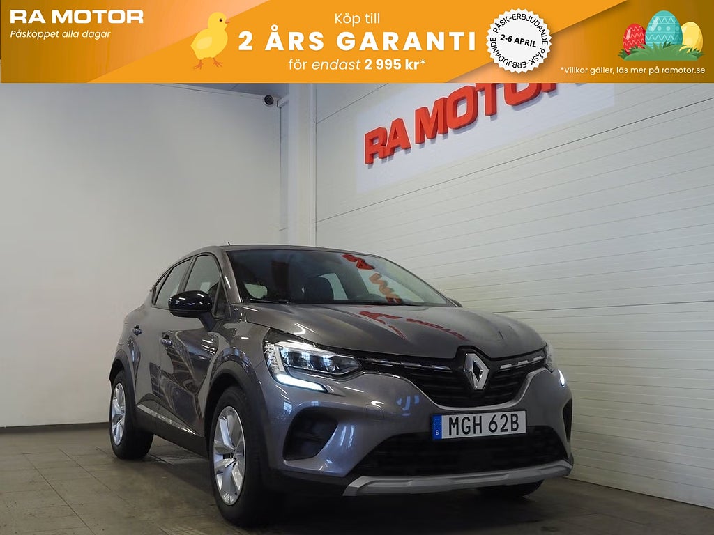 Renault Captur 1.0 TCe Zen 90hk Farthållare P-Sensorer 2021