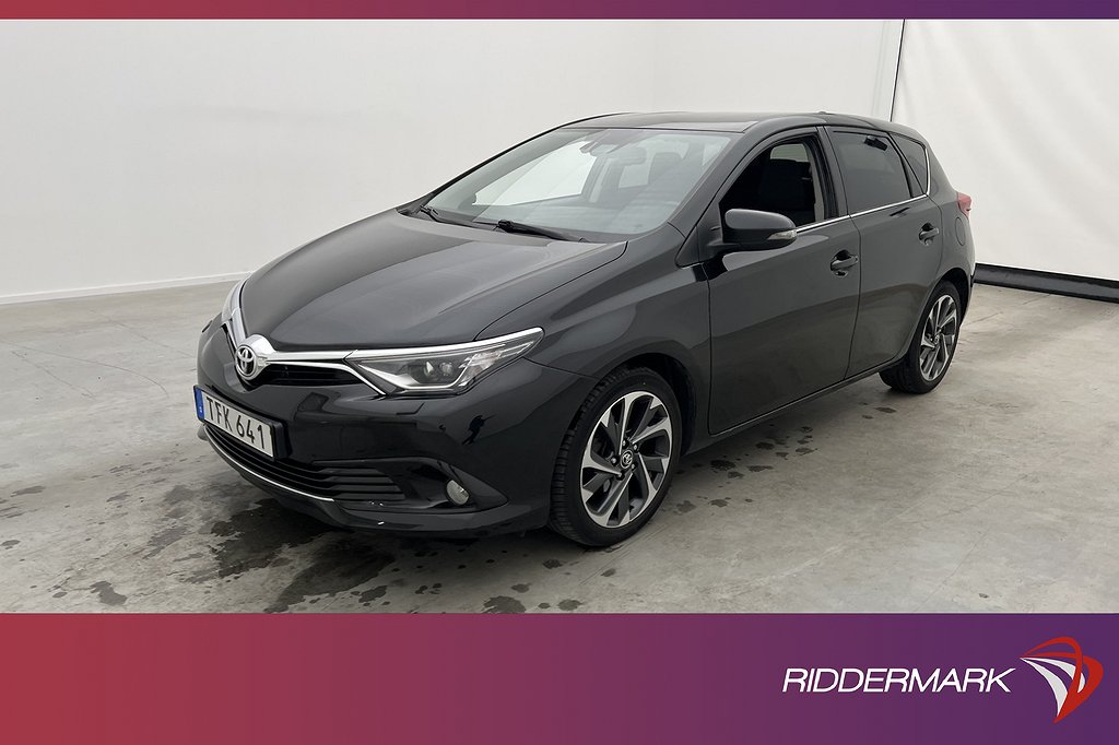 Toyota Auris 1.2 116hk Kamera Navi Farthållare Bluetooth