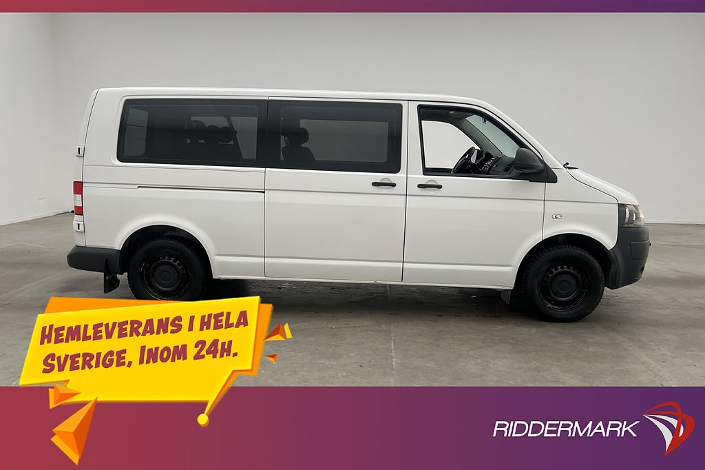 Volkswagen Caravelle Lång 2.0TDI Fjärr-Värmare PDC 9-Sits