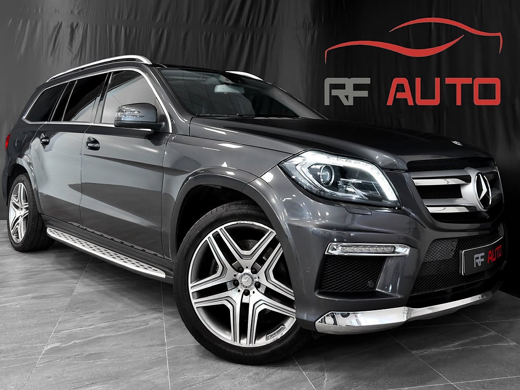 Mercedes-Benz GL 350 BlueTEC 4M AMG 7-sits Drag Värmare Pano H/K DVD Eu6