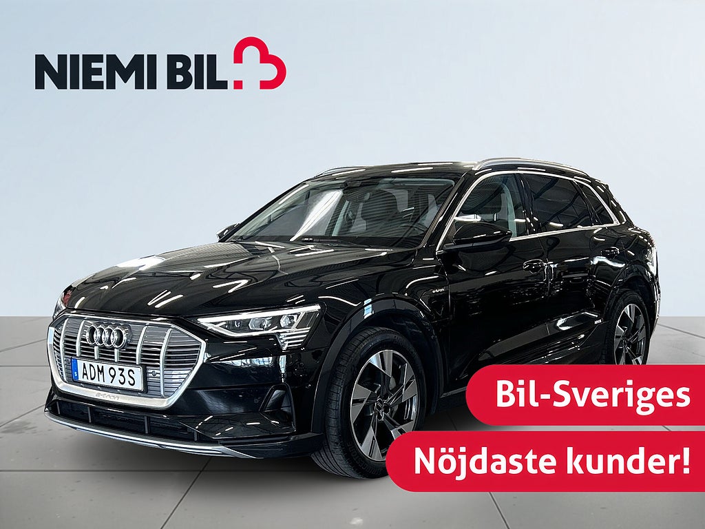 Audi E-Tron 55 quattro S&V-hjul/MOMS/Carplay/Cockpit/Kamera/Navi