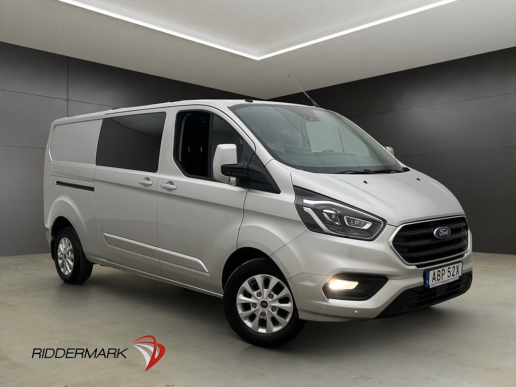 Ford transit-custom CrewVan L2 Drag Värm Kamera CARPLAY Moms
