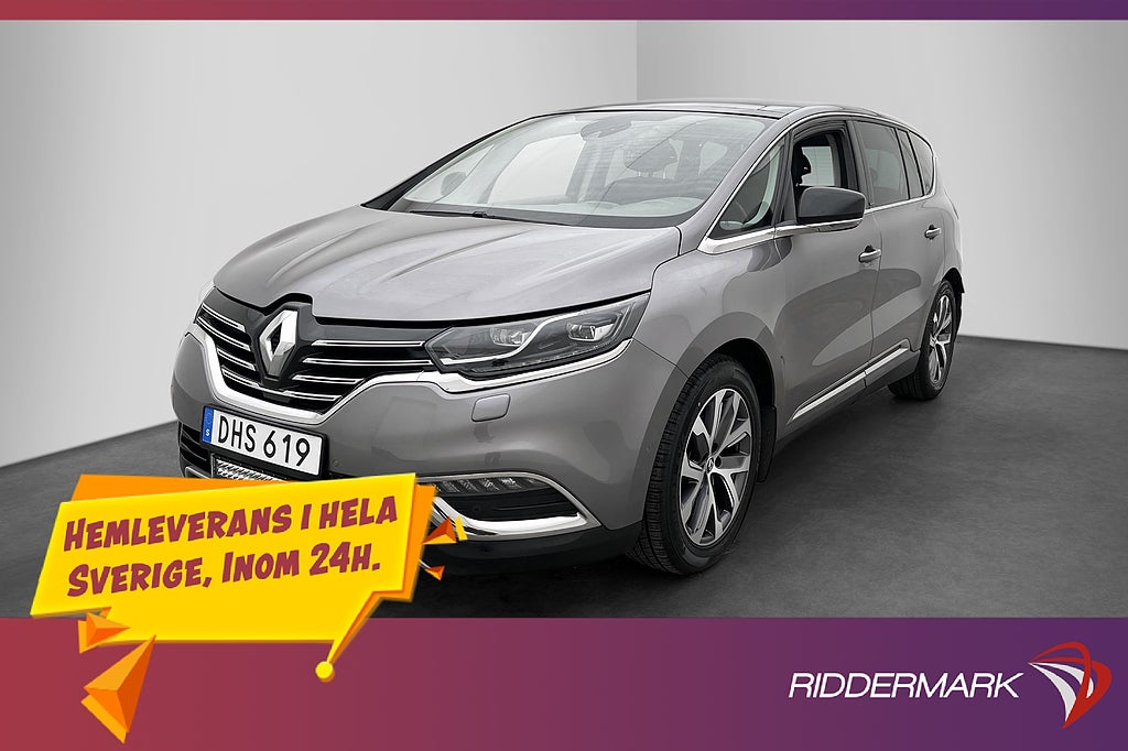 Renault Espace 1.6 7-Sits Drag Panorama Skinn Kamera Navi