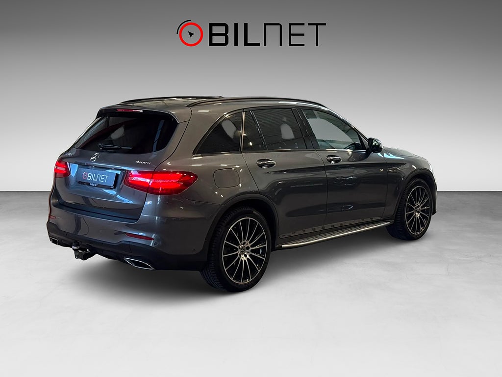 Mercedes-Benz GLC 220 d 4M 9G AMG Burmester Pano 20" Värmare Drag Sv-Såld