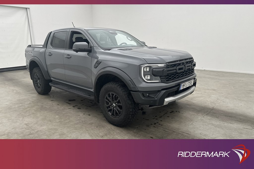 Ford ranger Raptor 3.0 292hk 4WD Cockpit Drag B&O 360° Moms