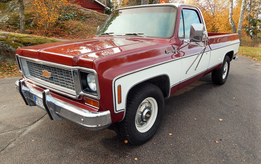 Chevrolet C20 Cheyenne Camper Special 454 Th-700 ROSTFRI 