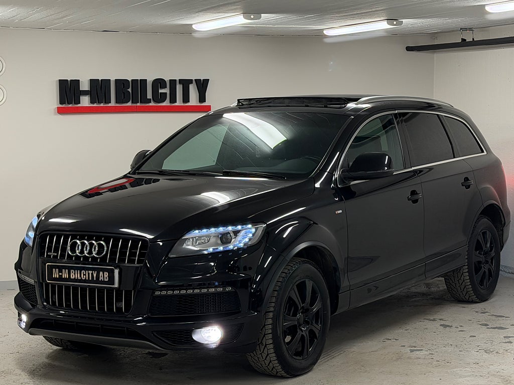 Audi Q7 3.0 TDI V6|Quattro|S Line|Euro 6|Pano|D-värmare