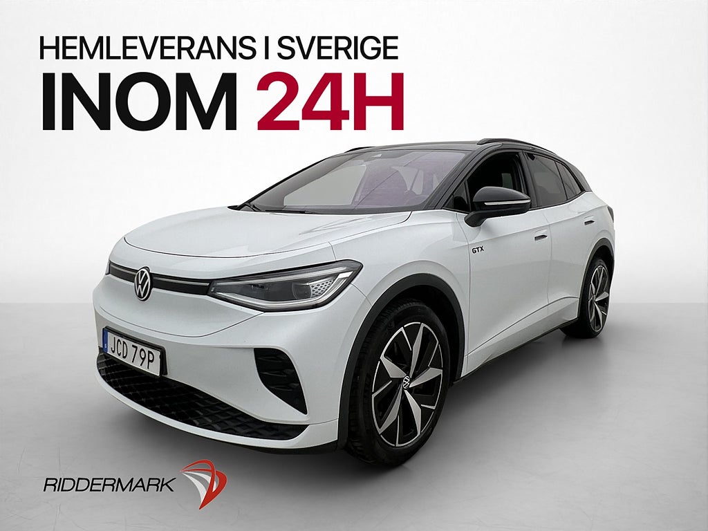 Volkswagen ID.4 GTX Värmare Dragkrok CarPlay Halvskinn MOMS