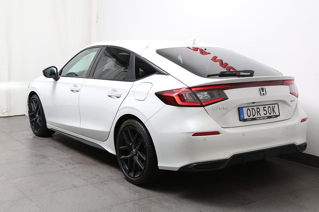 Honda Civic e:HEV Hybrid 184hk e-CVT Sport Motorv Serviceavtal 2023