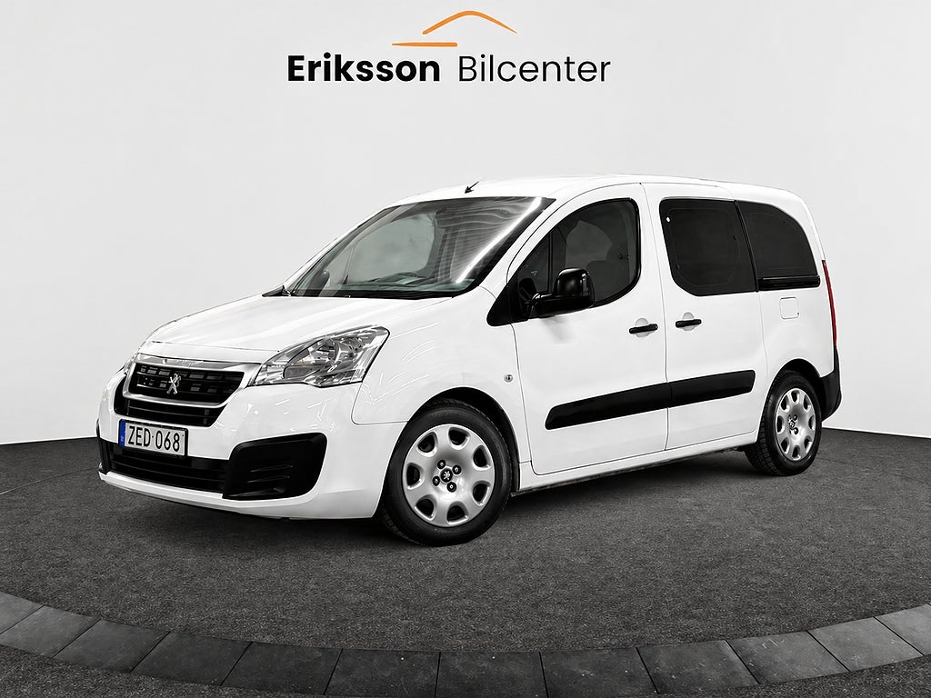 Peugeot partner tepee 1.6 BlueHDi 99hk Automat Dragkrok/Euro 6