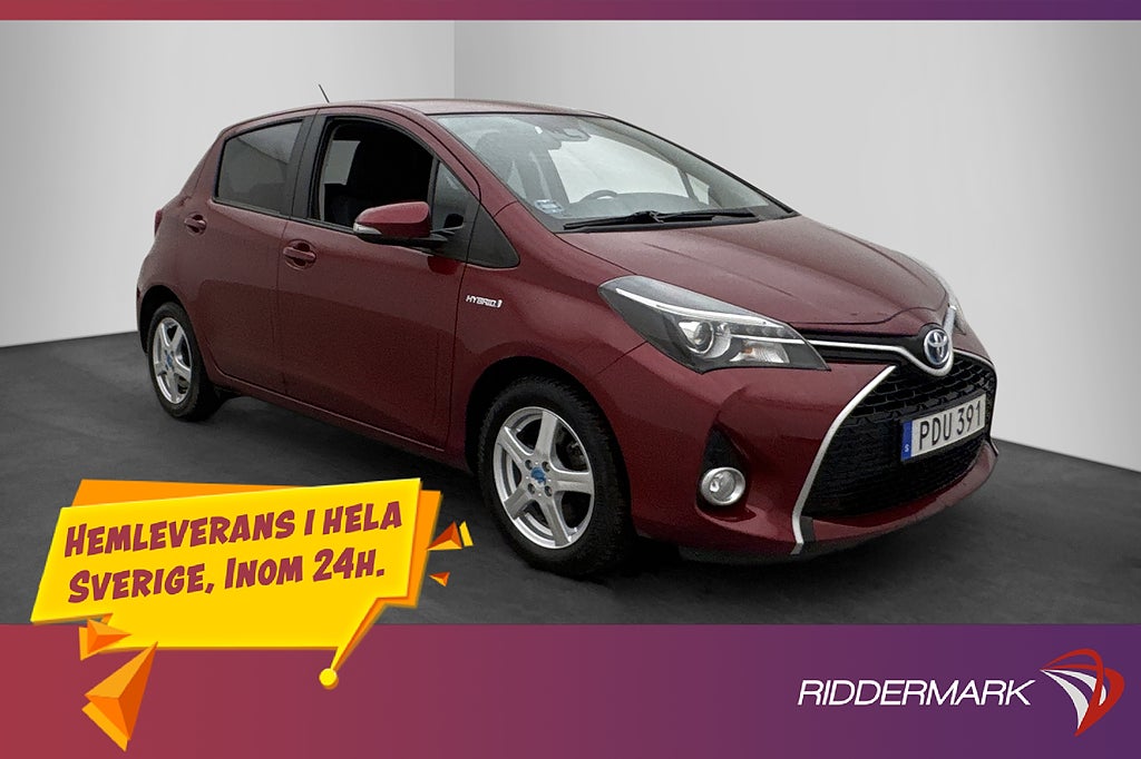 Toyota Yaris Hybrid Active Kamera M&K Värmare Keyless