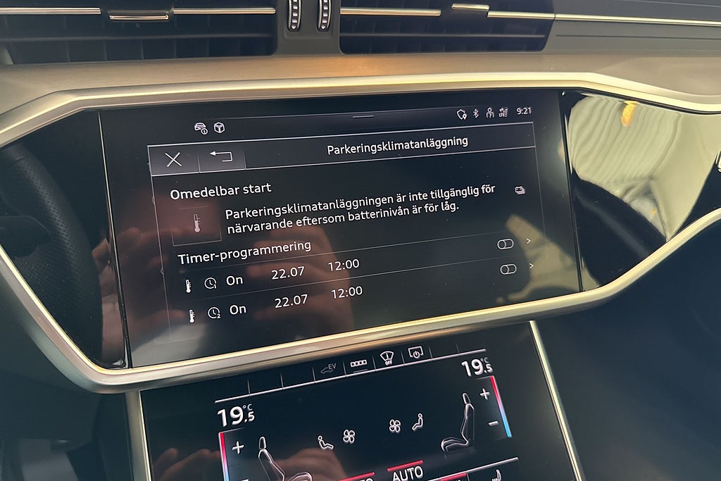 Audi A6 Sedan 55 TFSIe quattro Aut S line Moms Sov Hjul Värmare miniatyr 10